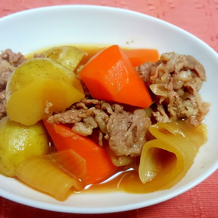 新じゃがの皮つき肉じゃが レシピ 作り方 By Kirin0218 楽天レシピ